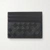 Intrecciato Leather Cardholder - BK