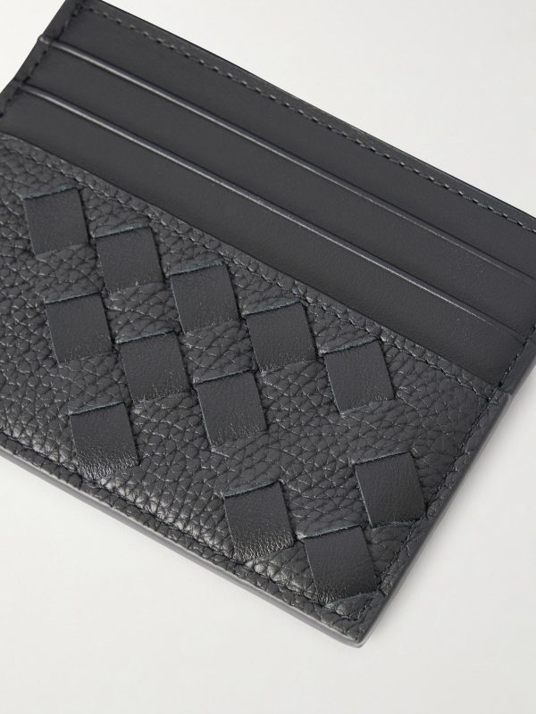 Intrecciato Leather Cardholder - CU