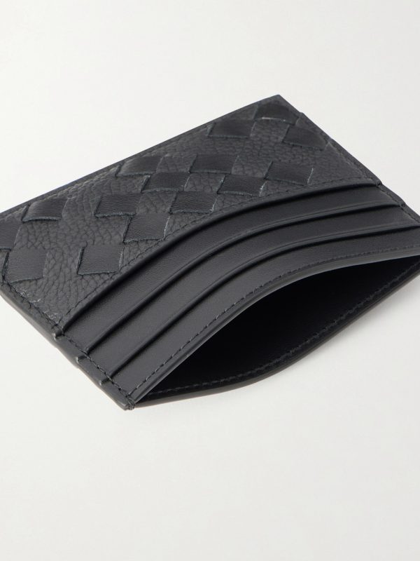 Intrecciato Leather Cardholder - E1