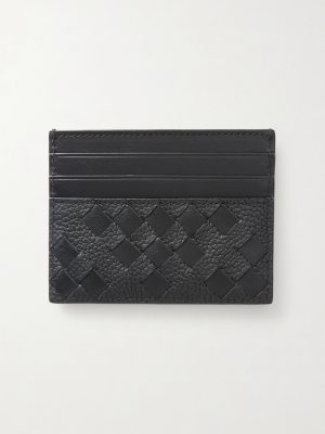 Intrecciato Leather Cardholder