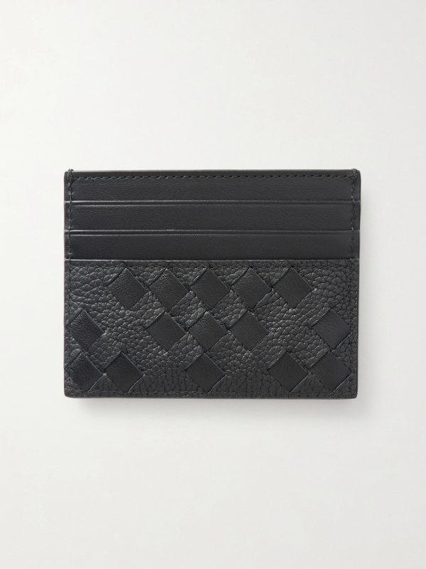 Intrecciato Leather Cardholder