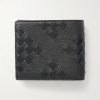 Diamonds Dover Intrecciato Leather Billfold Wallet - BK