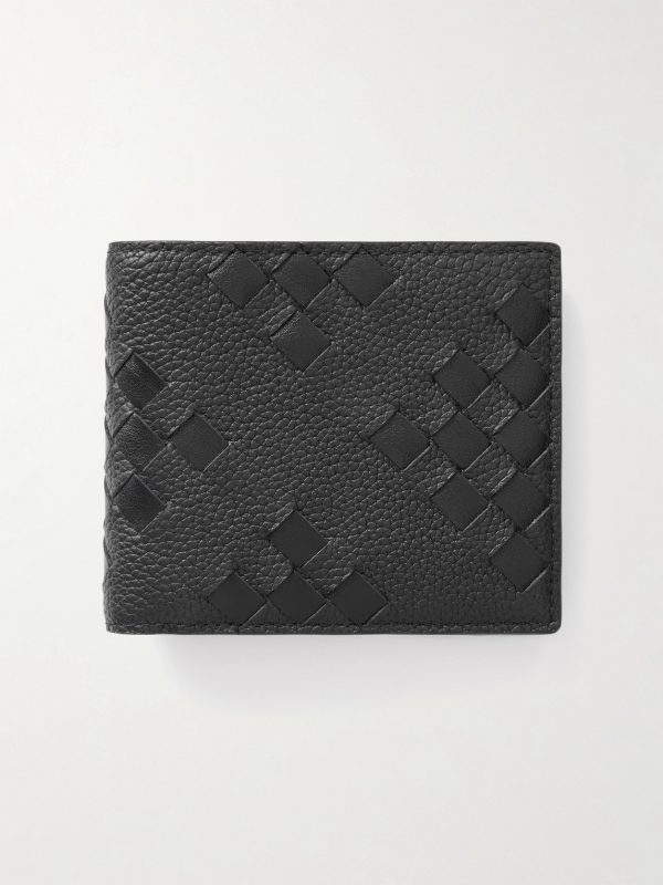 Diamonds Dover Intrecciato Leather Billfold Wallet