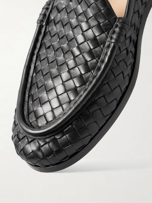 Silenzio Intrecciato Leather Loafers - CU Silenzio Intrecciato Leather Loafers - CU