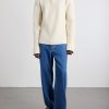 Ribbed-Knit Cashmere and Wool-Blend Half-Zip Sweater - OU