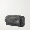 Diamonds Dover Intrecciato Leather Pouch - BK Diamonds Dover Intrecciato Leather Pouch - BK