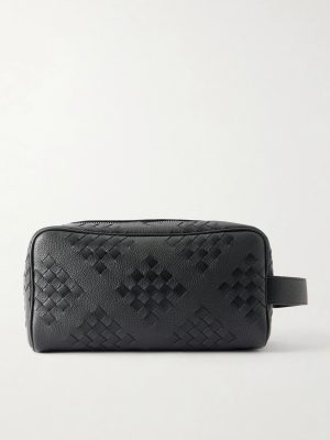 Diamonds Dover Intrecciato Leather Pouch Diamonds Dover Intrecciato Leather Pouch
