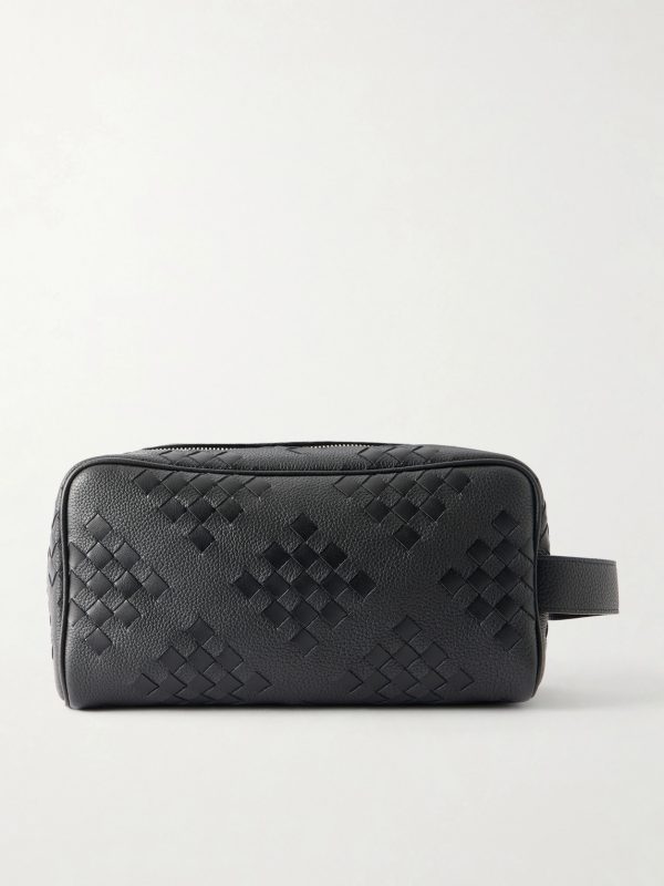 Diamonds Dover Intrecciato Leather Pouch Diamonds Dover Intrecciato Leather Pouch