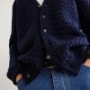 Intrecciato Wool Cardigan - CU Intrecciato Wool Cardigan - CU