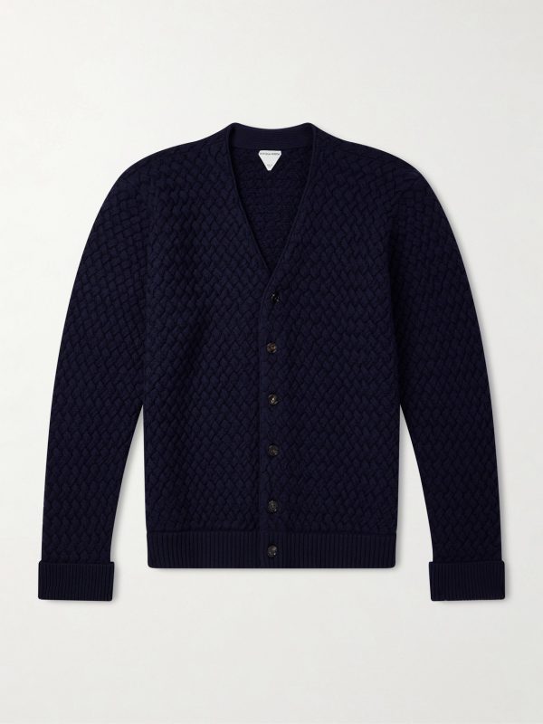 Intrecciato Wool Cardigan Intrecciato Wool Cardigan