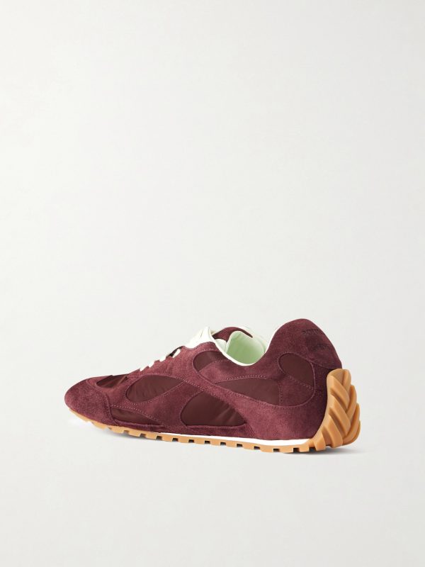 Orbit Flash Suede and Nylon Sneakers - BK