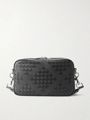 Diamonds Dover Intrecciato Leather Messenger Bag Diamonds Dover Intrecciato Leather Messenger Bag