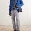 Diamonds Dover Intrecciato Leather Messenger Bag - OU