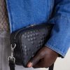 Diamonds Dover Intrecciato Leather Messenger Bag - OU2