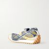 Orbit Metallic Rubber and Mesh Sneakers - BK Orbit Metallic Rubber and Mesh Sneakers - BK