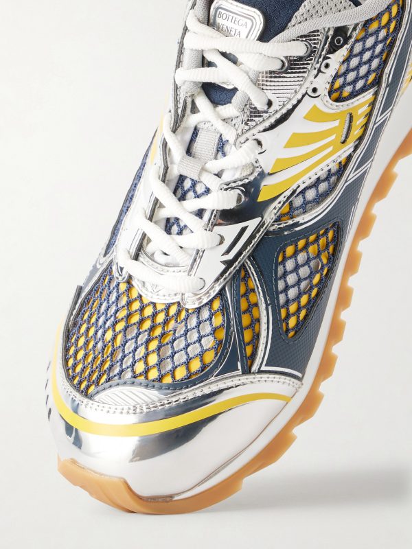 Orbit Metallic Rubber and Mesh Sneakers - CU Orbit Metallic Rubber and Mesh Sneakers - CU