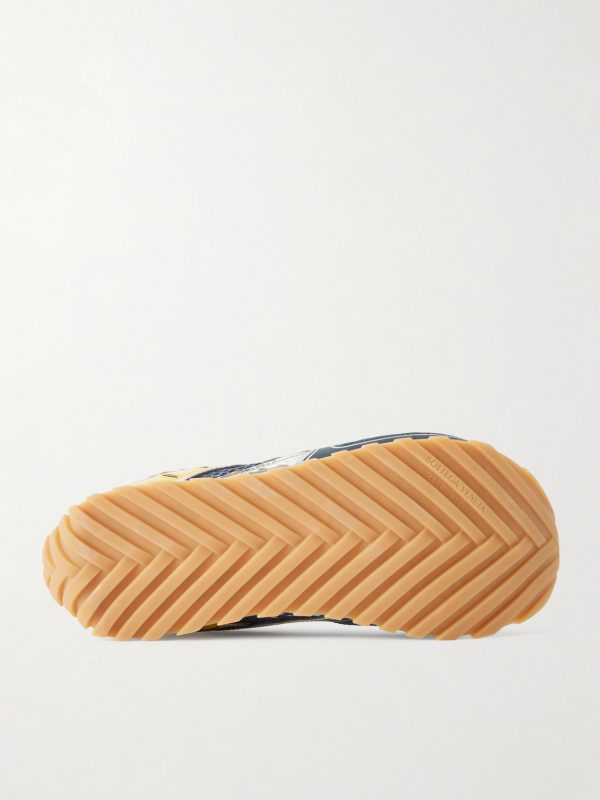 Orbit Metallic Rubber and Mesh Sneakers - E1 Orbit Metallic Rubber and Mesh Sneakers - E1