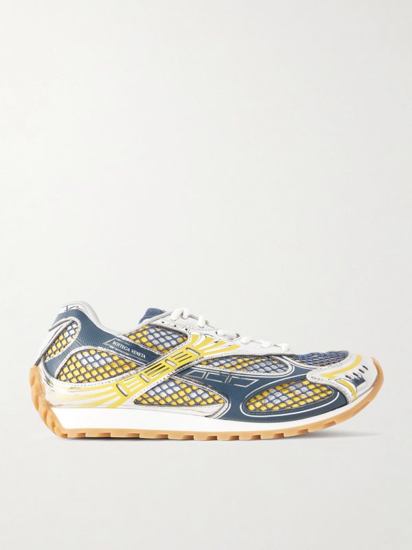 Orbit Metallic Rubber and Mesh Sneakers Orbit Metallic Rubber and Mesh Sneakers
