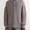 Intrecciato Wool Polo Sweater - FR Intrecciato Wool Polo Sweater - FR