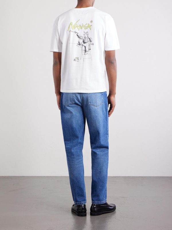 + Nanga Printed Cotton-Jersey T-Shirt - BK + Nanga Printed Cotton-Jersey T-Shirt - BK
