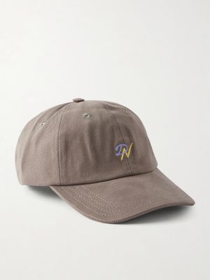 + Nanga Logo-Embroidered Cotton-Twill Cap