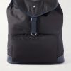 Panorama Leather-Trimmed Shell Backpack