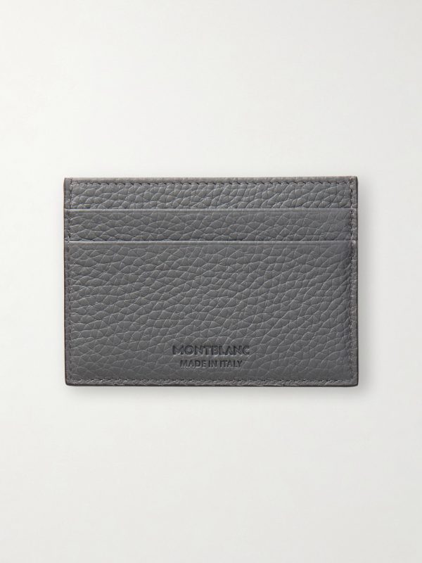 Grain Leather Cardholder - BK