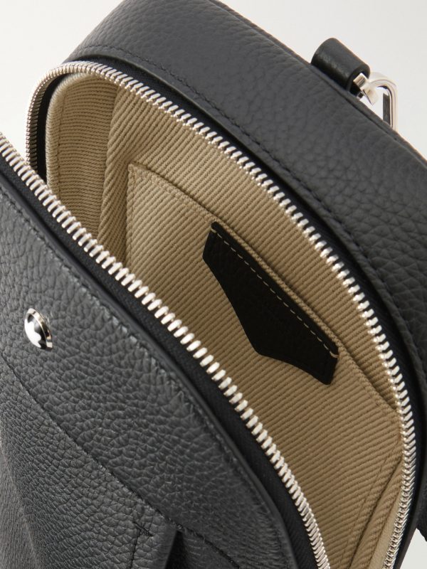 Companion Logo-Appliquéd Full-Grain Leather Messenger Bag - E1 Companion Logo-Appliquéd Full-Grain Leather Messenger Bag - E1