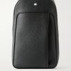 Companion Logo-Appliquéd Full-Grain Leather Messenger Bag Companion Logo-Appliquéd Full-Grain Leather Messenger Bag