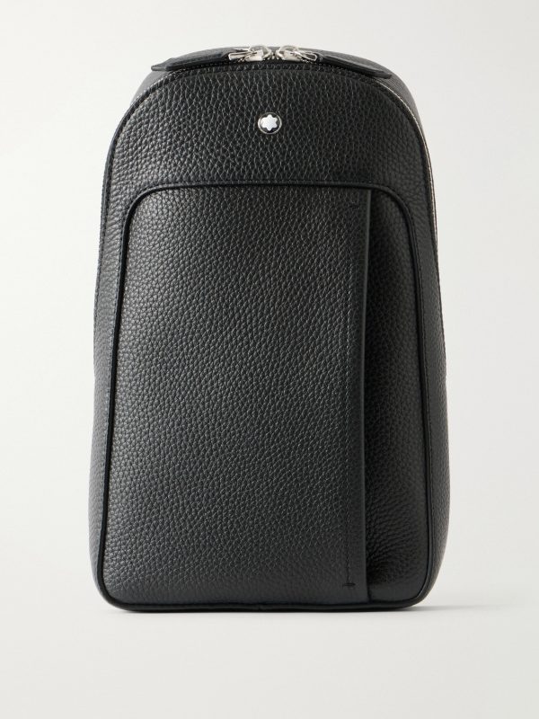Companion Logo-Appliquéd Full-Grain Leather Messenger Bag Companion Logo-Appliquéd Full-Grain Leather Messenger Bag
