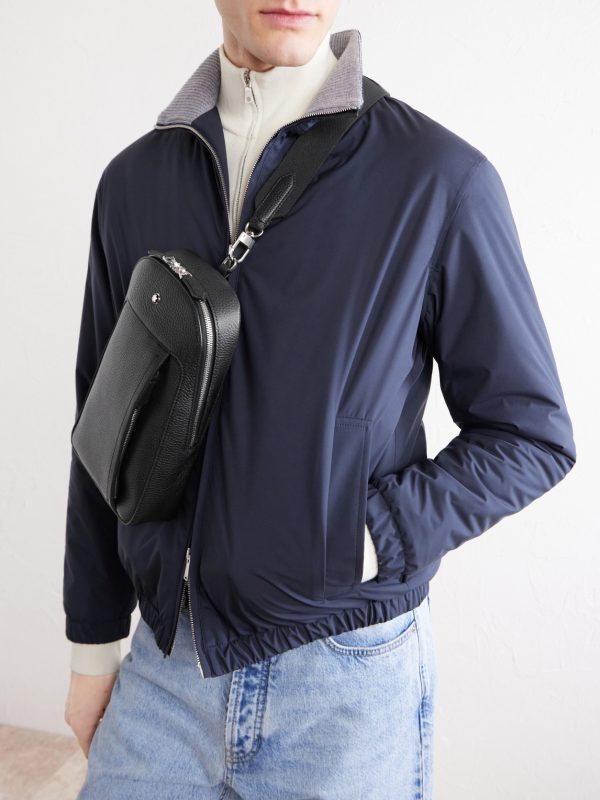 Companion Logo-Appliquéd Full-Grain Leather Messenger Bag - OU Companion Logo-Appliquéd Full-Grain Leather Messenger Bag - OU