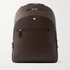 Logo-Appliquéd Textured-Leather Backpack Logo-Appliquéd Textured-Leather Backpack