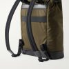 Panorama Leather-Trimmed Shell Backpack - BK