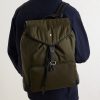 Panorama Leather-Trimmed Shell Backpack - FR