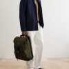 Panorama Leather-Trimmed Shell Backpack - OU