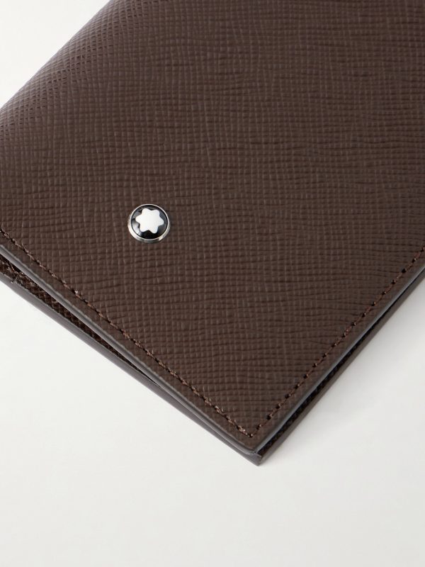 Cross-Grain Leather Billfold Wallet - CU