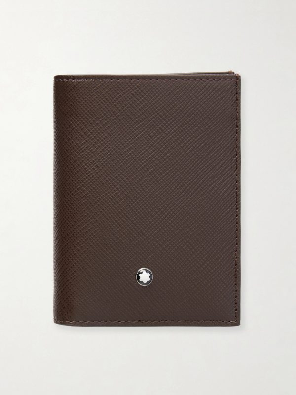 Cross-Grain Leather Billfold Wallet