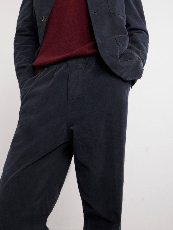 Straight-Leg Garment-Dyed Stretch Cotton-Moleskin Trousers - CU Straight-Leg Garment-Dyed Stretch Cotton-Moleskin Trousers - CU