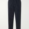 Straight-Leg Garment-Dyed Stretch Cotton-Moleskin Trousers Straight-Leg Garment-Dyed Stretch Cotton-Moleskin Trousers