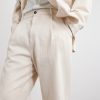 Straight-Leg Pleated Cotton-Drill Trousers - E1 Straight-Leg Pleated Cotton-Drill Trousers - E1