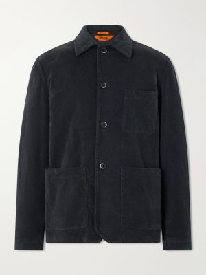 Stretch-Cotton Moleskin Overshirt