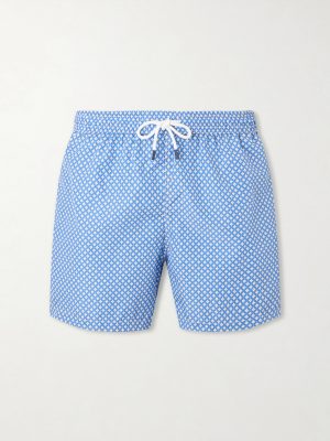 Madeira Straight-Leg Mid-Length Printed Swim Shorts