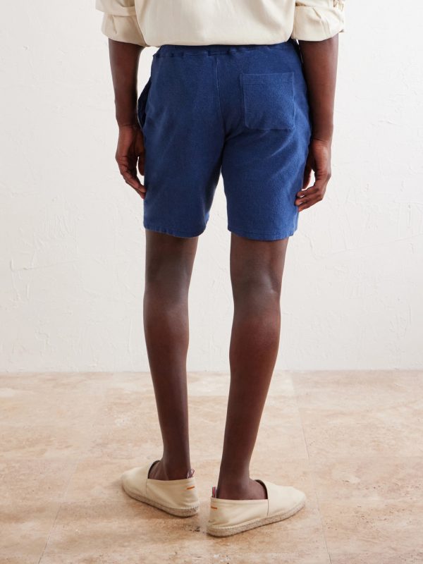 Slim-Fit Cotton-Terry Drawstring Shorts - BK Slim-Fit Cotton-Terry Drawstring Shorts - BK