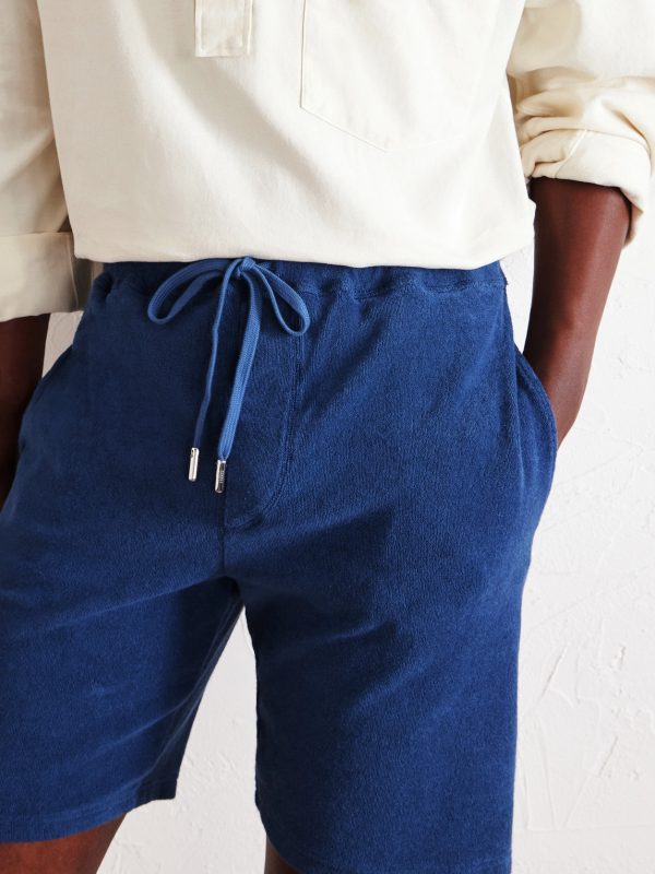 Slim-Fit Cotton-Terry Drawstring Shorts - CU Slim-Fit Cotton-Terry Drawstring Shorts - CU