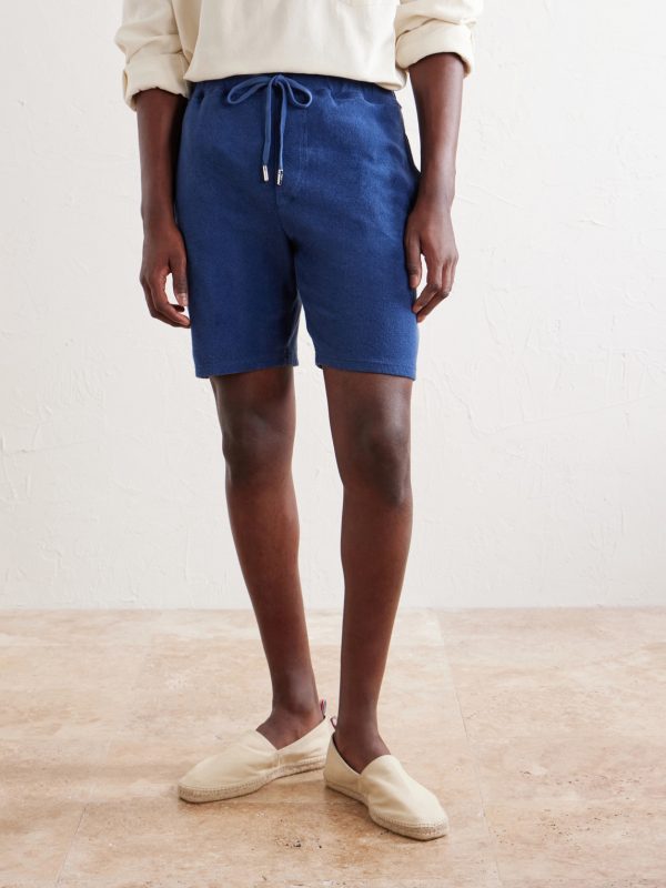Slim-Fit Cotton-Terry Drawstring Shorts - FR Slim-Fit Cotton-Terry Drawstring Shorts - FR