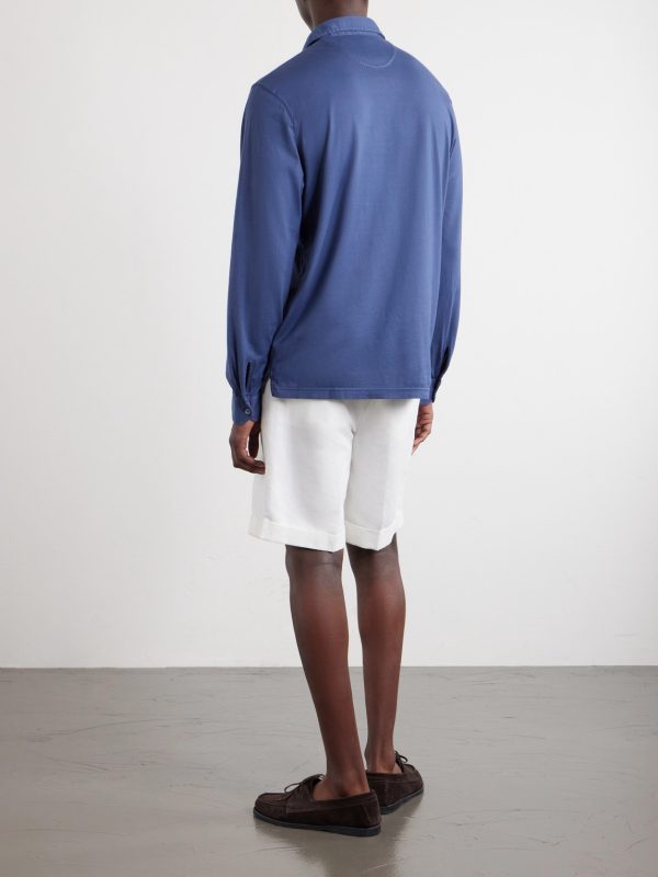 Cotton-Jersey Polo Shirt - BK