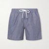 Madeira Printed Straight-Leg Swim Shorts Madeira Printed Straight-Leg Swim Shorts