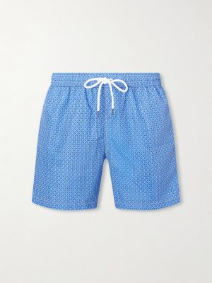 Madeira Printed Straight-Leg Swim Shorts