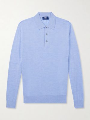 Sportman Cashmere and Silk-Blend Polo Shirt Sportman Cashmere and Silk-Blend Polo Shirt