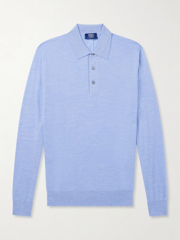 Sportman Cashmere and Silk-Blend Polo Shirt Sportman Cashmere and Silk-Blend Polo Shirt